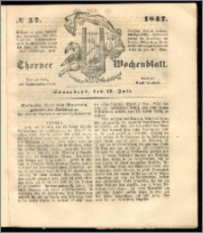 Thorner Wochenblatt 1847, No. 57 + Beilage