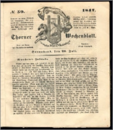 Thorner Wochenblatt 1847, No. 59