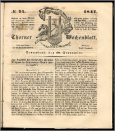 Thorner Wochenblatt 1847, No. 75 + Beilage, Zweite Beilage