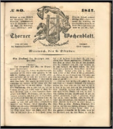 Thorner Wochenblatt 1847, No. 80 + Beilage