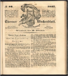 Thorner Wochenblatt 1847, No. 86 + Beilage, Zweite Beilage