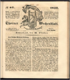 Thorner Wochenblatt 1847, No. 87 + Beilage, Zweite Beilage