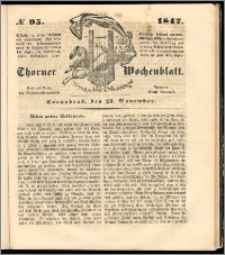 Thorner Wochenblatt 1847, No. 95