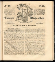 Thorner Wochenblatt 1847, No. 98 + Beilage