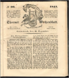 Thorner Wochenblatt 1847, No. 99 + Beilage