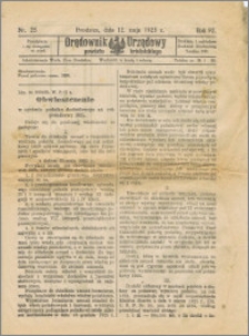 Orędownik Urzędowy powiatu brodnickiego R. 1925, Nr 25