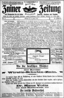 Zniner Zeitung 1912.01.10 R. 25 nr 3