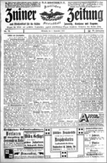 Zniner Zeitung 1912.09.04 R. 25 nr 71