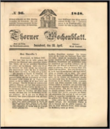 Thorner Wochenblatt 1848, No. 36