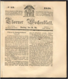 Thorner Wochenblatt 1848, No. 52 + Beilage