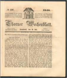 Thorner Wochenblatt 1848, No. 57 + Beilage