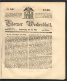 Thorner Wochenblatt 1848, No. 59 + Beilage