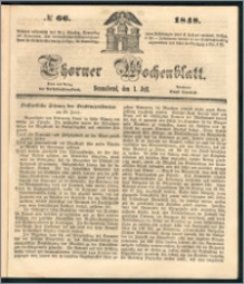 Thorner Wochenblatt 1848, No. 66 + Beilage