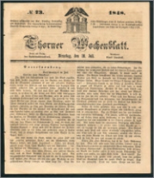 Thorner Wochenblatt 1848, No. 73 + Beilage