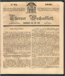 Thorner Wochenblatt 1848, No. 75 + Beilage