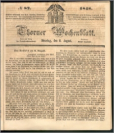 Thorner Wochenblatt 1848, No. 82 + Beilage