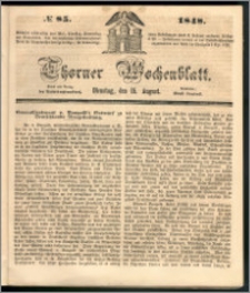 Thorner Wochenblatt 1848, No. 85