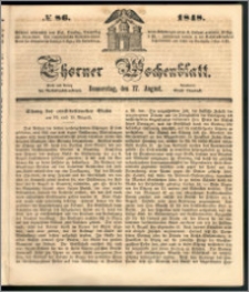 Thorner Wochenblatt 1848, No. 86