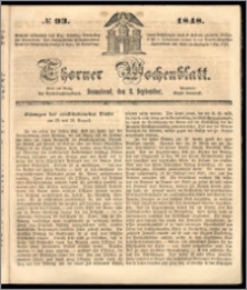 Thorner Wochenblatt 1848, No. 93