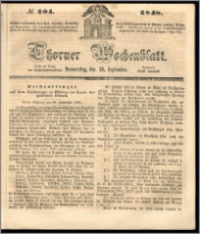 Thorner Wochenblatt 1848, No. 104
