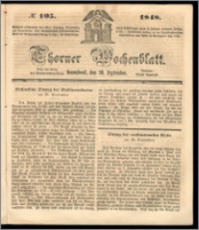 Thorner Wochenblatt 1848, No. 105 + Beilage