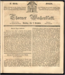 Thorner Wochenblatt 1848, No. 121 + Beilage