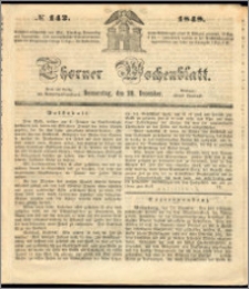 Thorner Wochenblatt 1848, No. 142