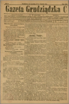 Gazeta Grudziądzka 1916.01.13 R.22 nr 5 + dodatek