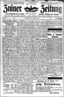 Zniner Zeitung 1913.02.22 R. 26 nr 16