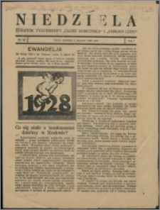 Niedziela 1928, nr 1