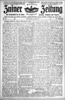 Zniner Zeitung 1913.08.13 R. 26 nr 65