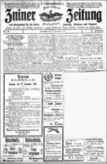 Zniner Zeitung 1913.09.27 R. 26 nr 78