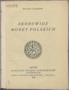 Skorowidz monet polskich