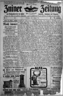 Zniner Zeitung 1914.01.03 R. 27 nr 1