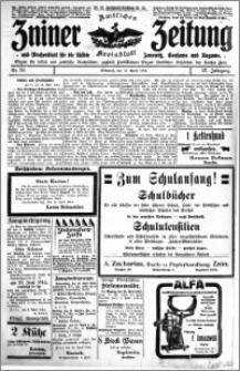 Zniner Zeitung 1914.04.15 R. 27 nr 30