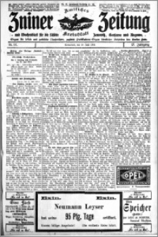 Zniner Zeitung 1914.07.18 R. 27 nr 57