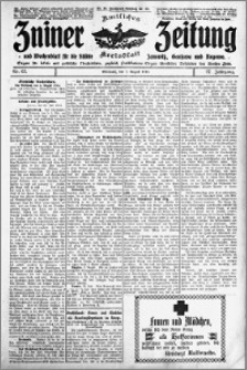 Zniner Zeitung 1914.08.05 R. 27 nr 62