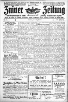 Zniner Zeitung 1914.08.08 R. 27 nr 63