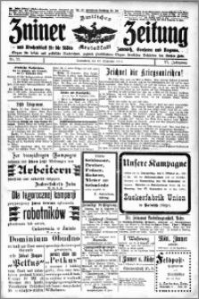 Zniner Zeitung 1914.09.12 R. 27 nr 73