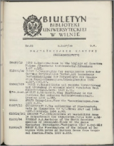Biuletyn Biblioteki Uniwersyteckiej w Wilnie 1937/1938 nr 21