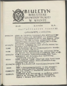 Biuletyn Biblioteki Uniwersyteckiej w Wilnie 1937/1938 nr 22