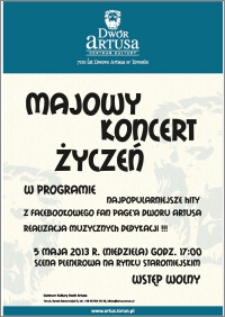 Majowy koncert życzeń : 5 maja 2013 r.
