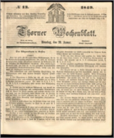 Thorner Wochenblatt 1849, No. 13
