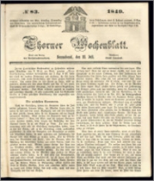 Thorner Wochenblatt 1849, No. 83