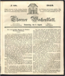 Thorner Wochenblatt 1849, No. 88