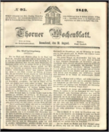 Thorner Wochenblatt 1849, No. 95