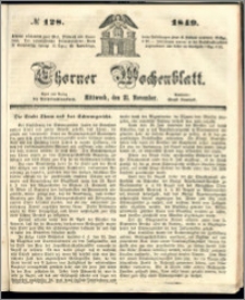 Thorner Wochenblatt 1849, No. 128