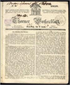 Thorner Wochenblatt 1850, No. 1