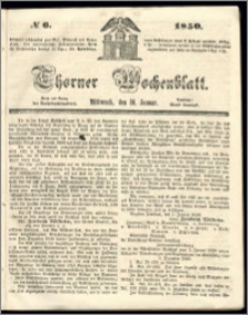 Thorner Wochenblatt 1850, No. 6
