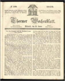 Thorner Wochenblatt 1850, No. 10
